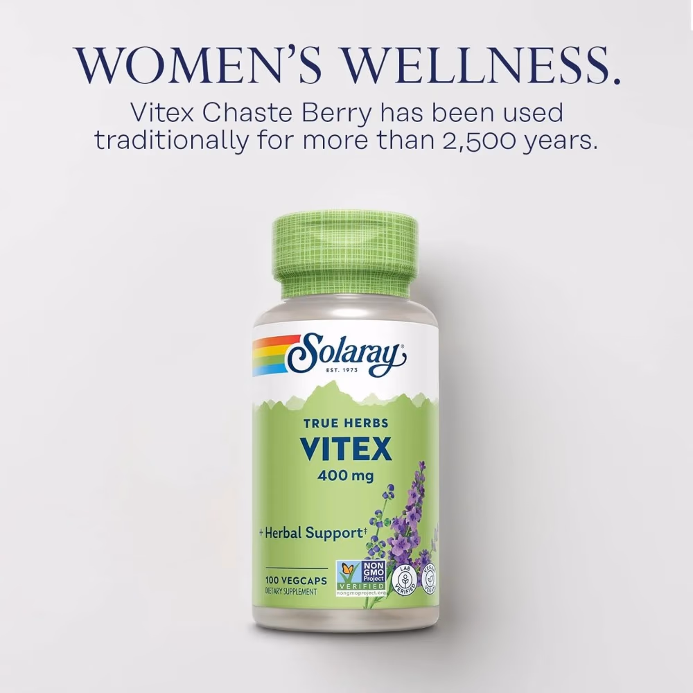 Solaray Vitex 400mg-100 Capsules 4