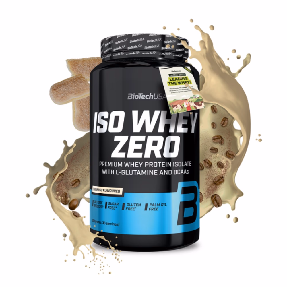 BioTechUSA Iso Whey Zero Tiramisu 908g – Lactose-Free Whey Protein Isolate 3