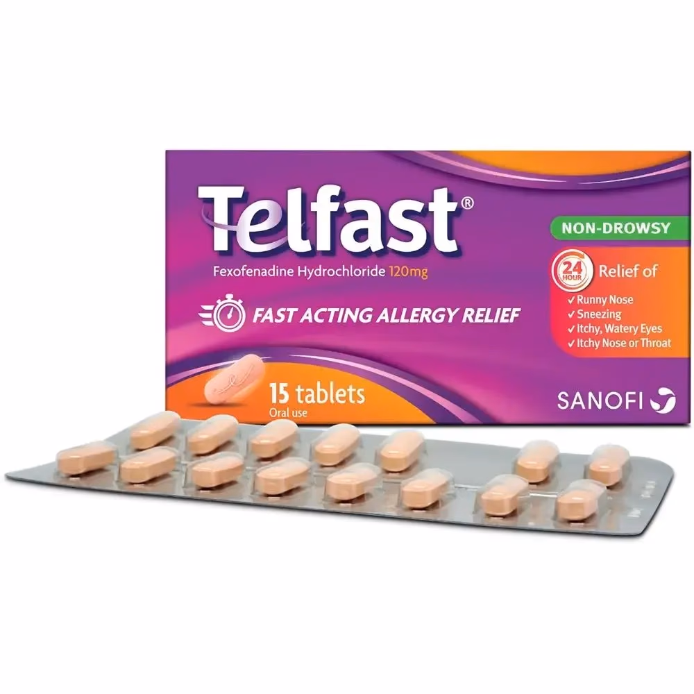 Telfast 120mg - 15 Tablets 2