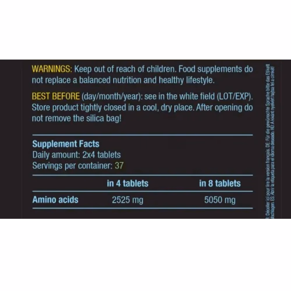 BioTechUSA Mega Amino 300 Tablets: High-Potency Amino Acid Complex for Muscle Growth & Recovery 2