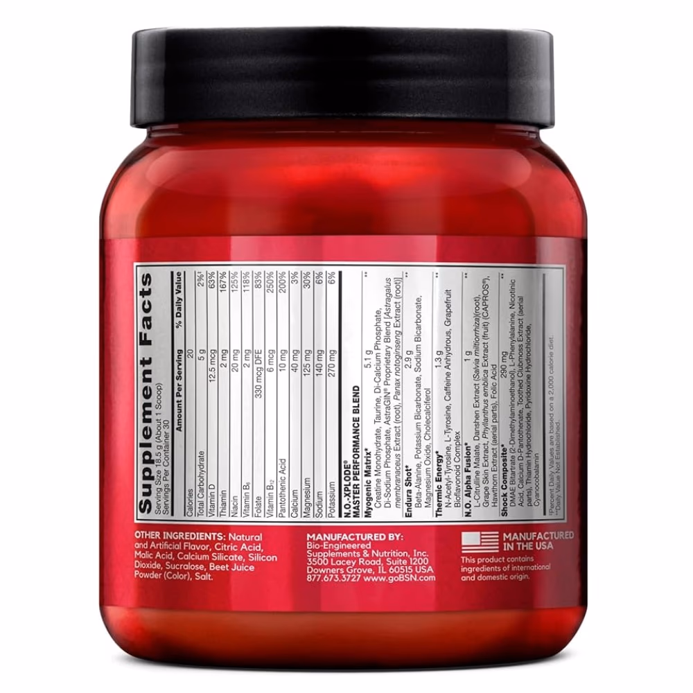 BSN NO Xplode Watermelon 30s 2
