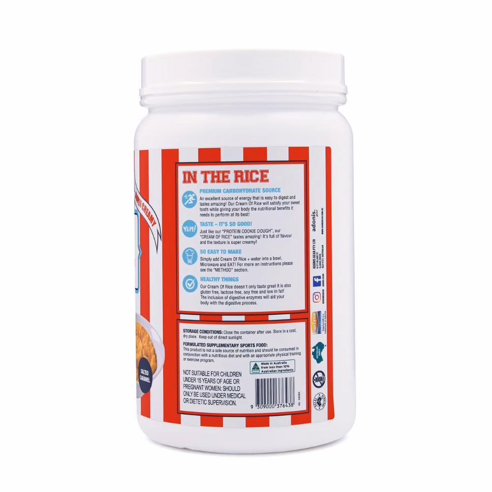 Adonis Cream Of Rice Salted Caramel 1Kg 4