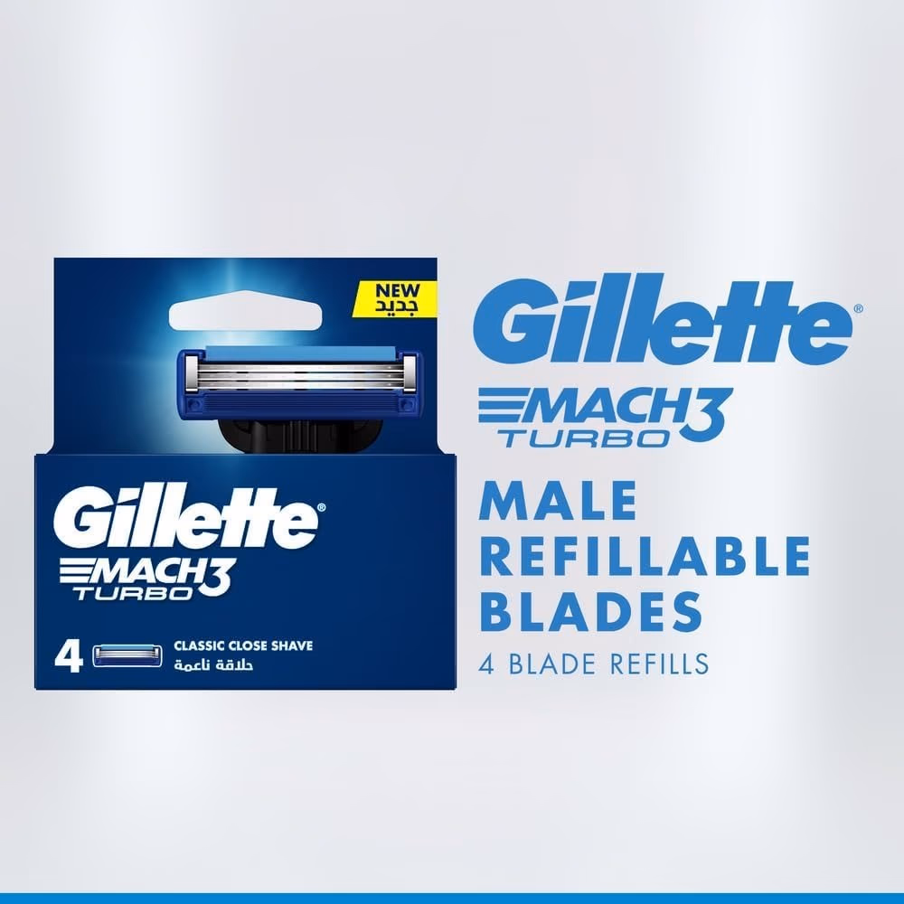 Gillette Mach 3 Turbo Blade 4S 2