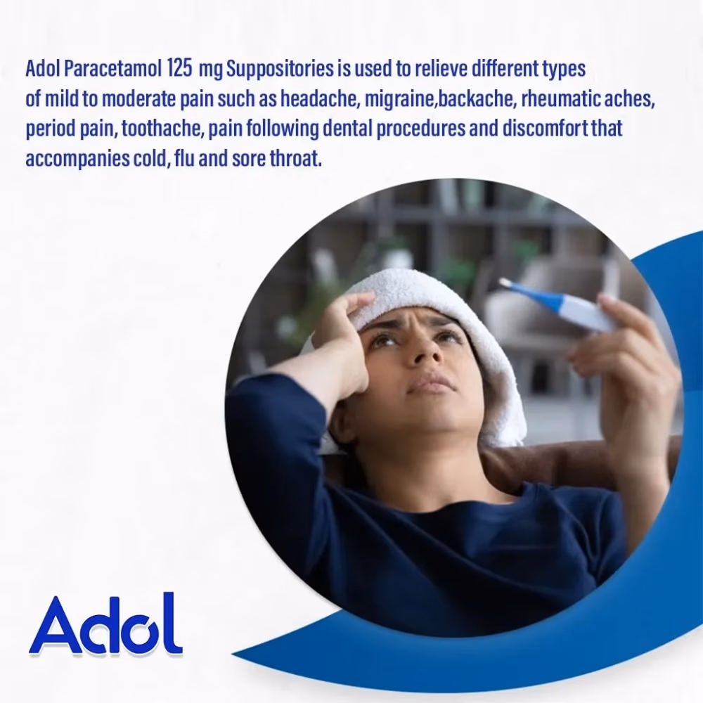 Adol 125mg - 10 Suppositories 4