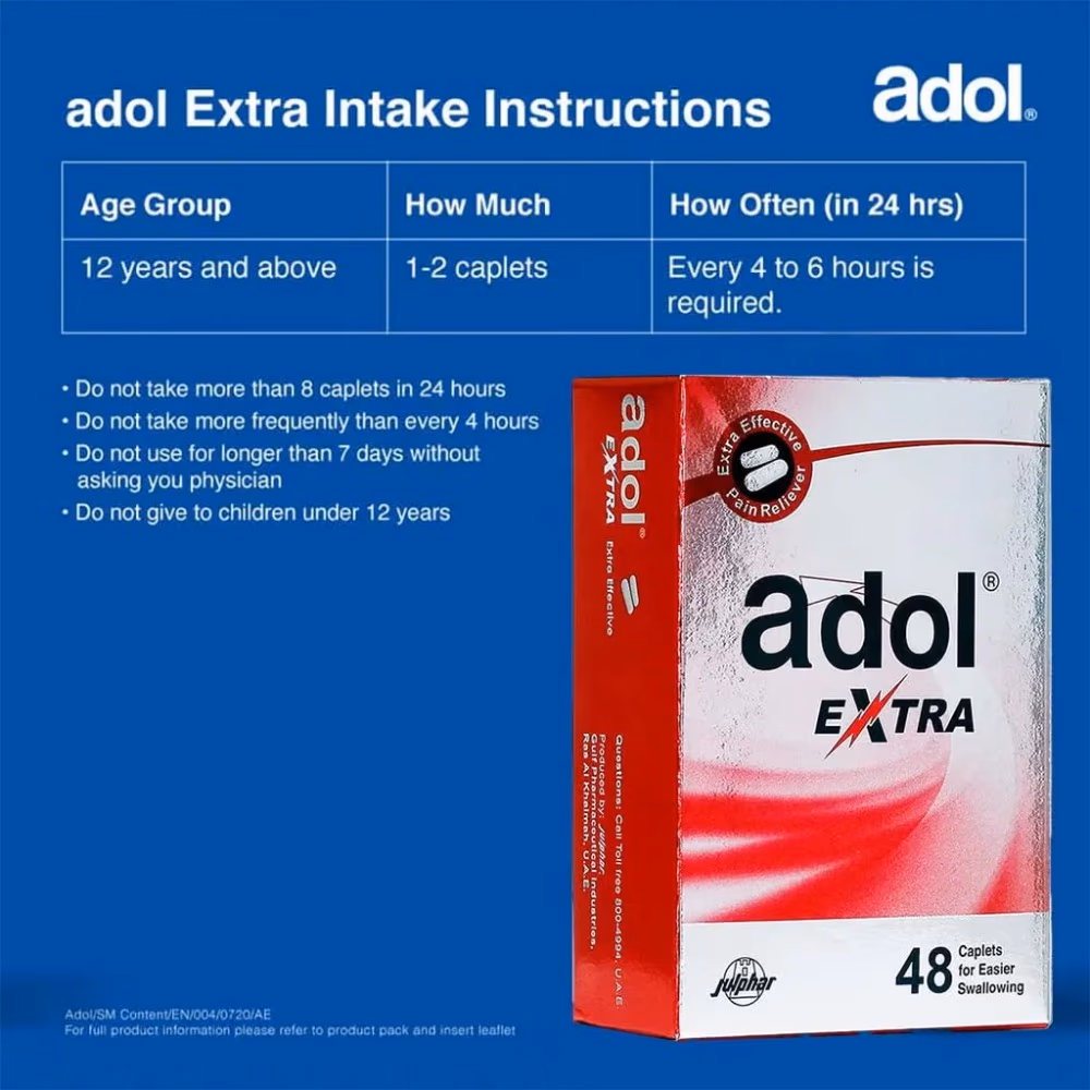 Adol Extra 48 Caplets 2