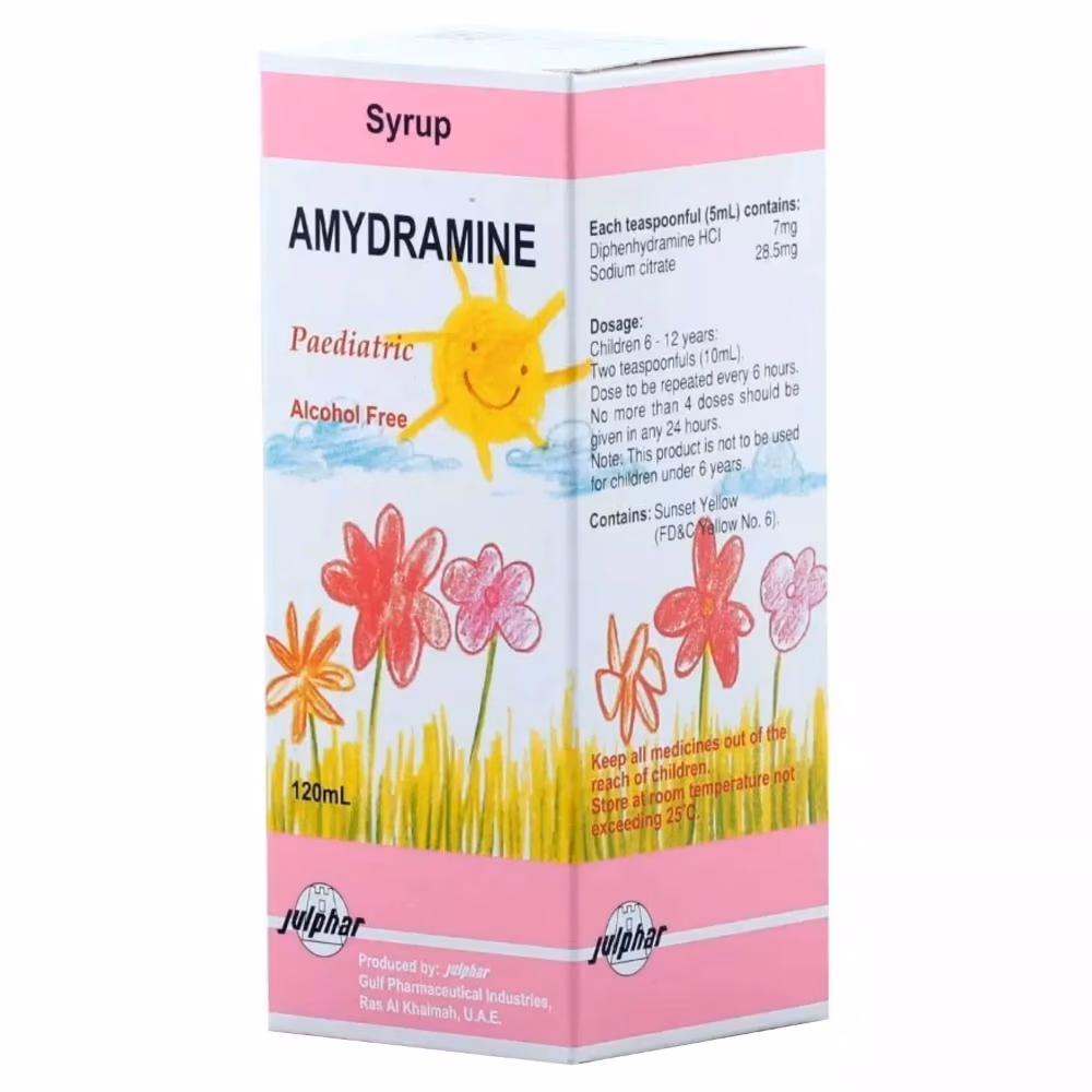 Amydramine Paediatric Syrup 120ml 2