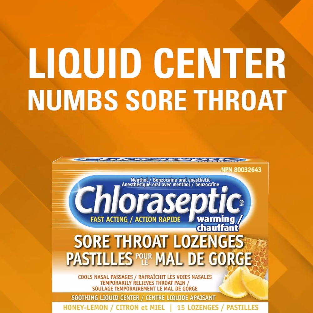 Chloraseptic Liquid center Lozenges Citrus 18's 3