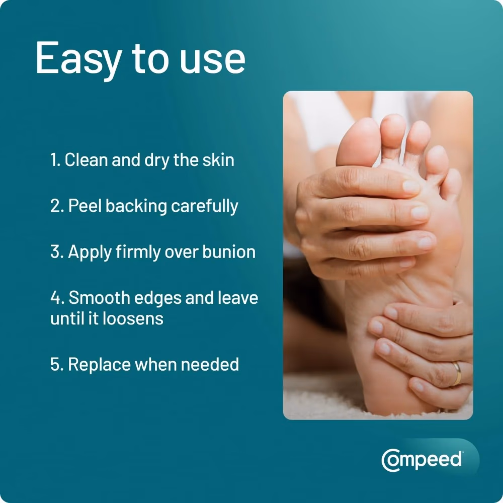 Compeed Bunion Plasters - Medium Sizes - Pack of 5 5