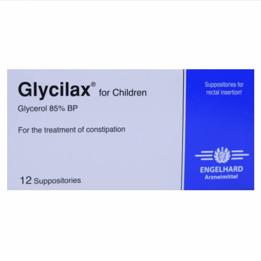 Glycilax Adult Suppositories 12's 2