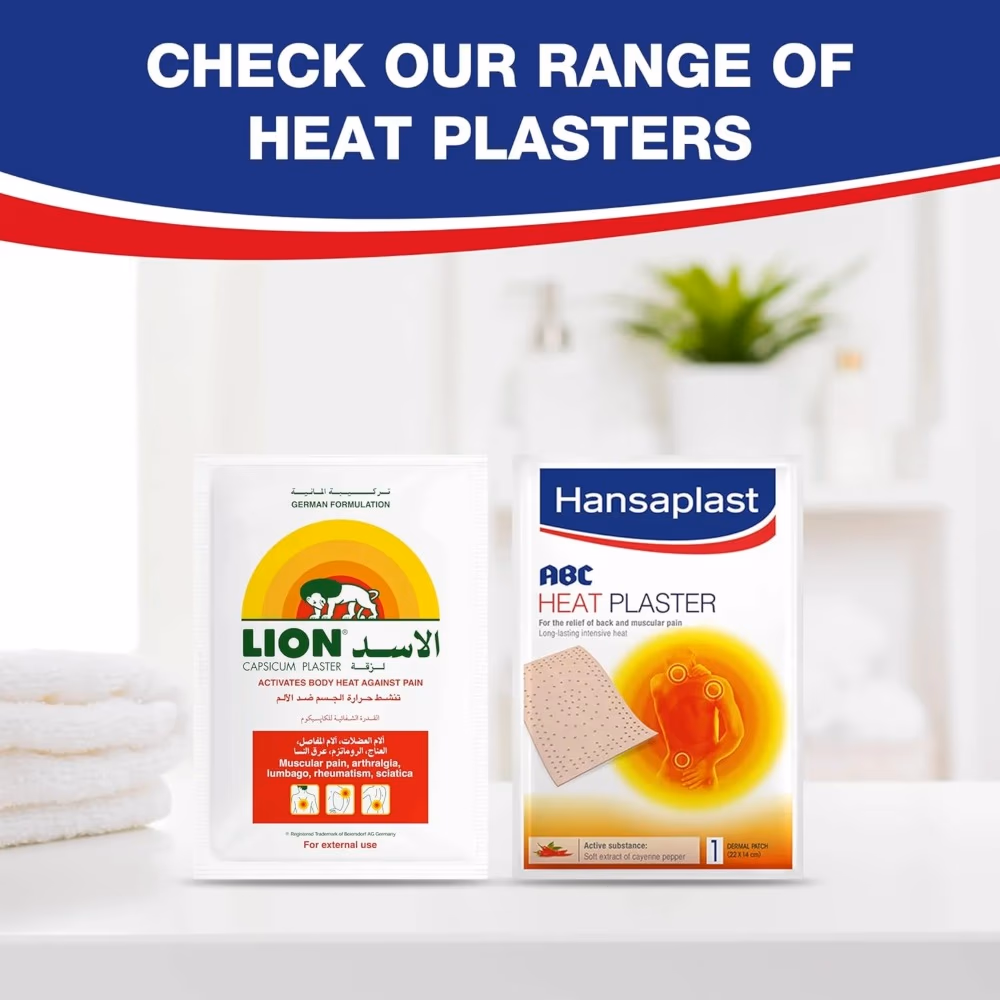 Hansaplast Lion Capsicum Heat Plaster 10X72X1s 2