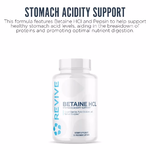 Revive Betaine HCL 180 Capsules 5