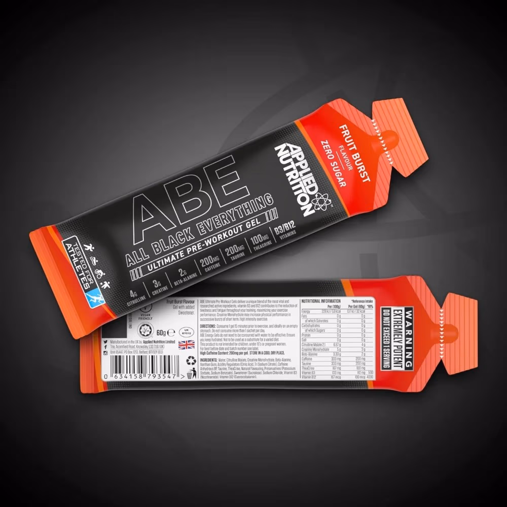 Applied Nutrition ABE Ultimate Pre-workout Gel Fruit Burst Flavor - 60gm 2