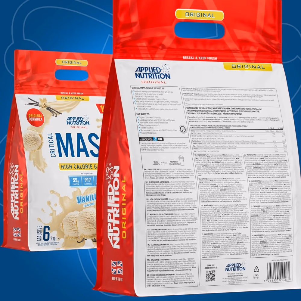 Applied Nutrition Critical Mass Vanilla 6Kg 7