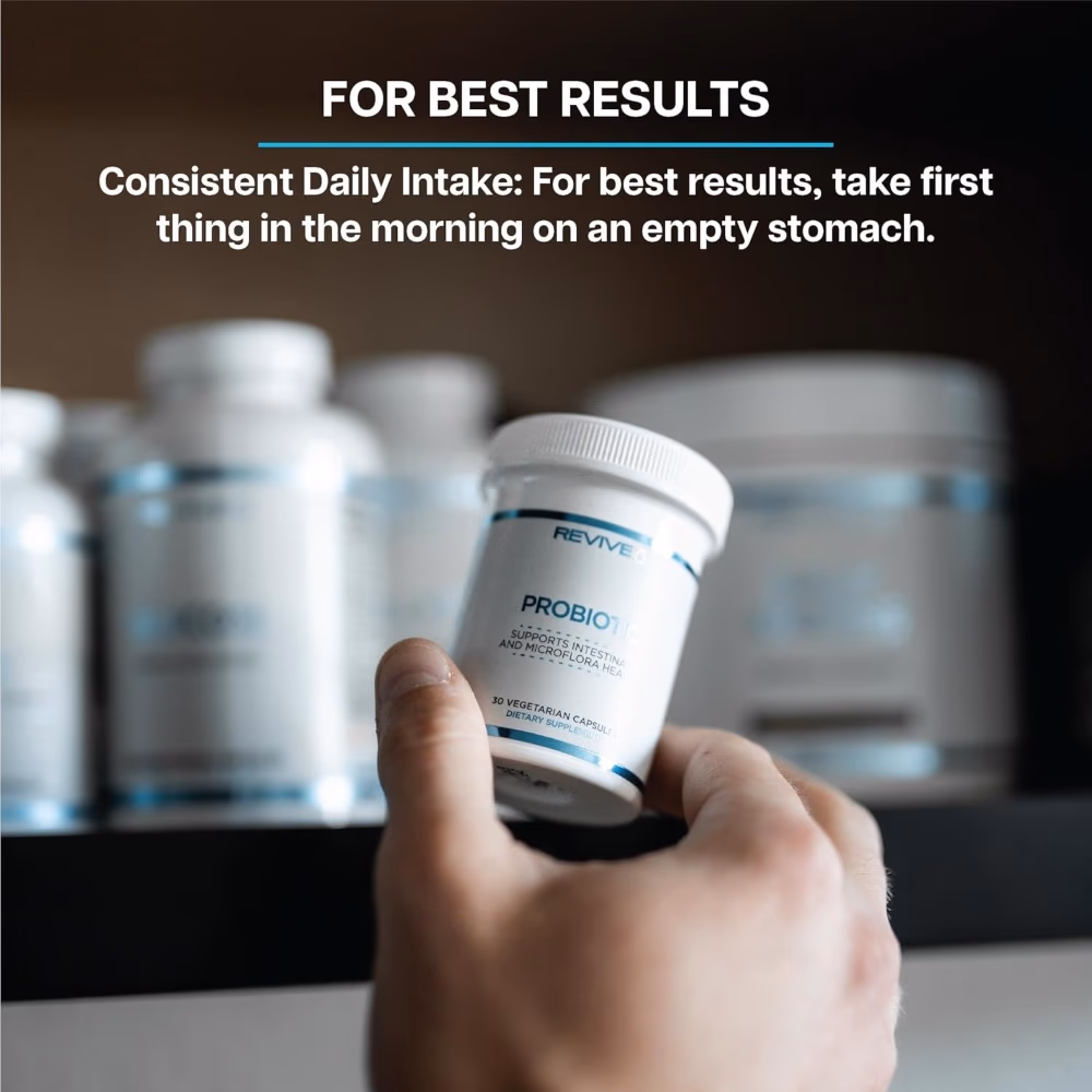 Revive Probiotic Capsules 60s – Digestive & Immune Support Supplement 4