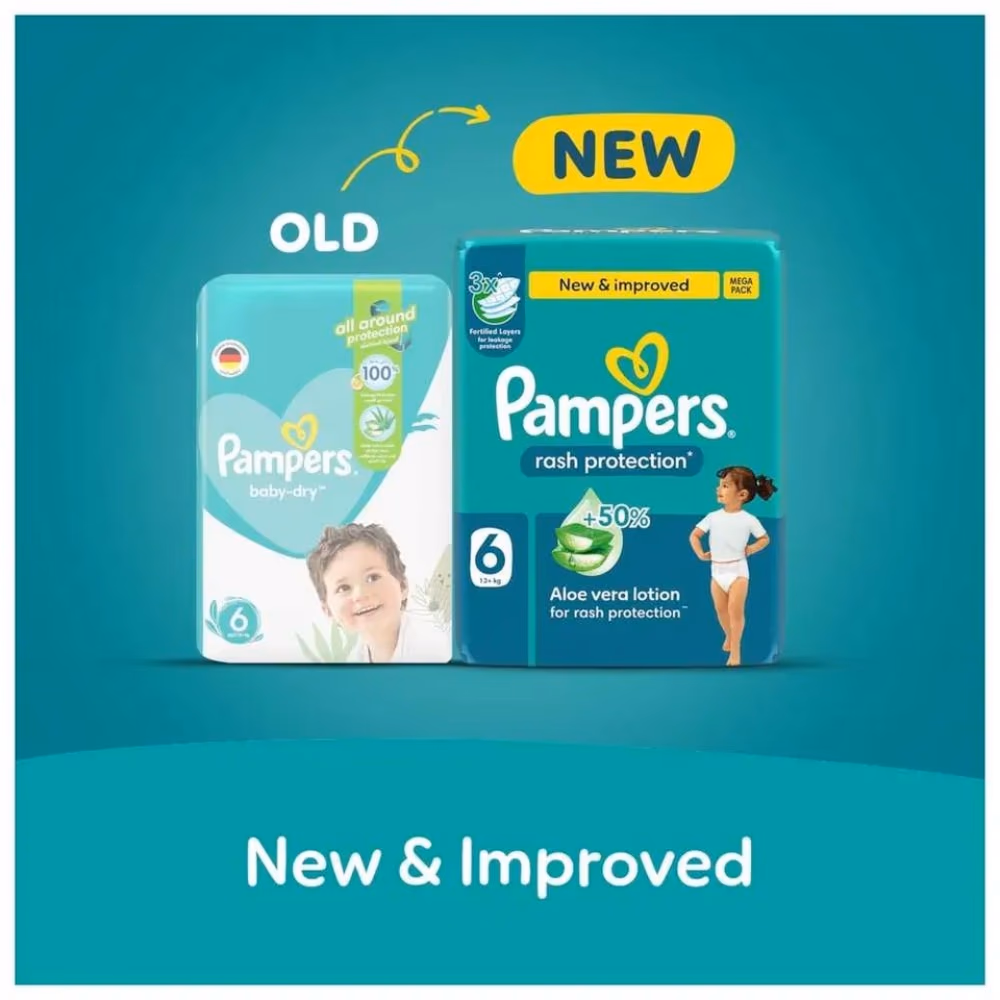 Pampers 6 Rash Protection Aloe 46S 3
