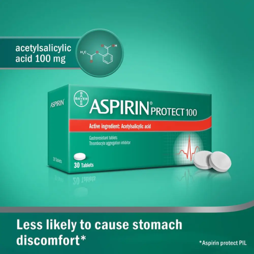 Aspirin Protect 100 Mg Tablets 90S 2