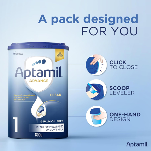 Aptamil Advance Cesar Stage 1 Infant Milk Formula 800Gm 3