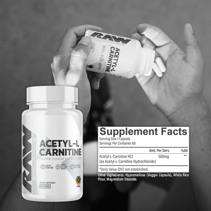 Raw Nutrition Acetyl L-Carnitine - 60 Capsules 3