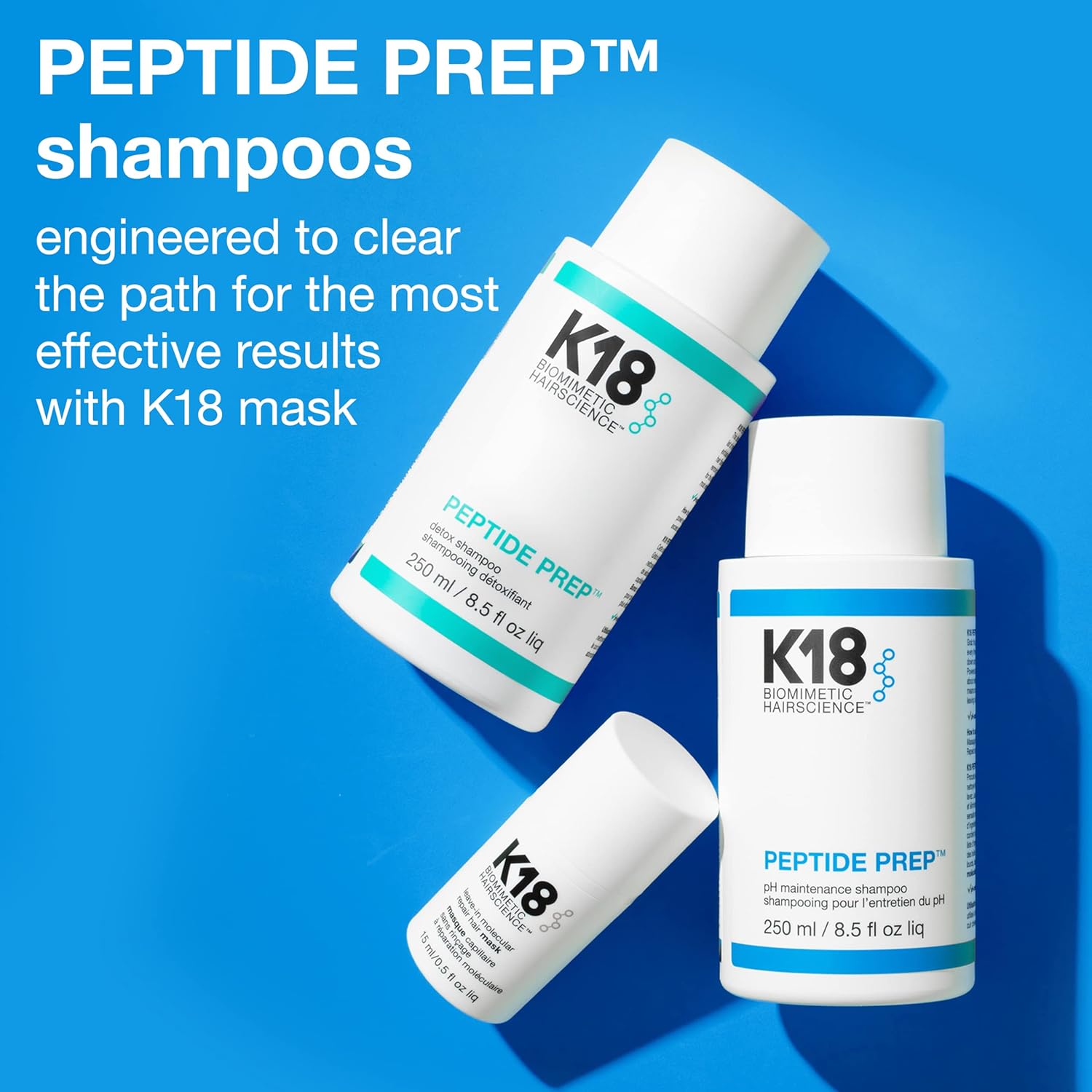 K18 Peptide Prep pH Maintenance Shampoo 250 ml 4