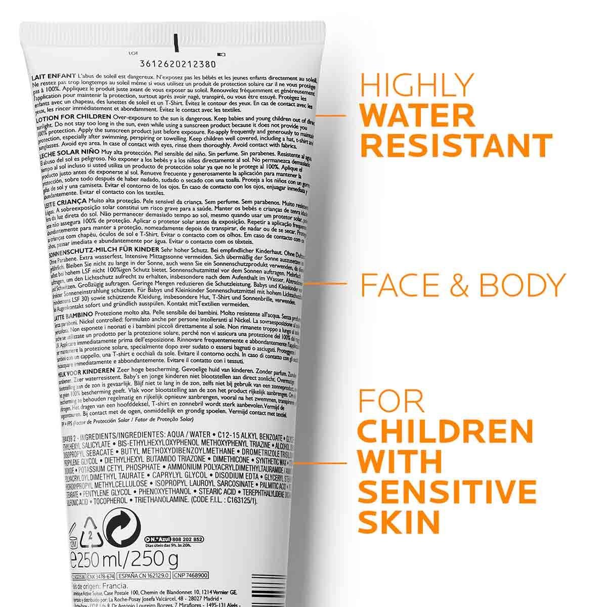 La Roche Posay Anthelios dermo-pediatrics moisturizing sun lotion SPF50 + 3