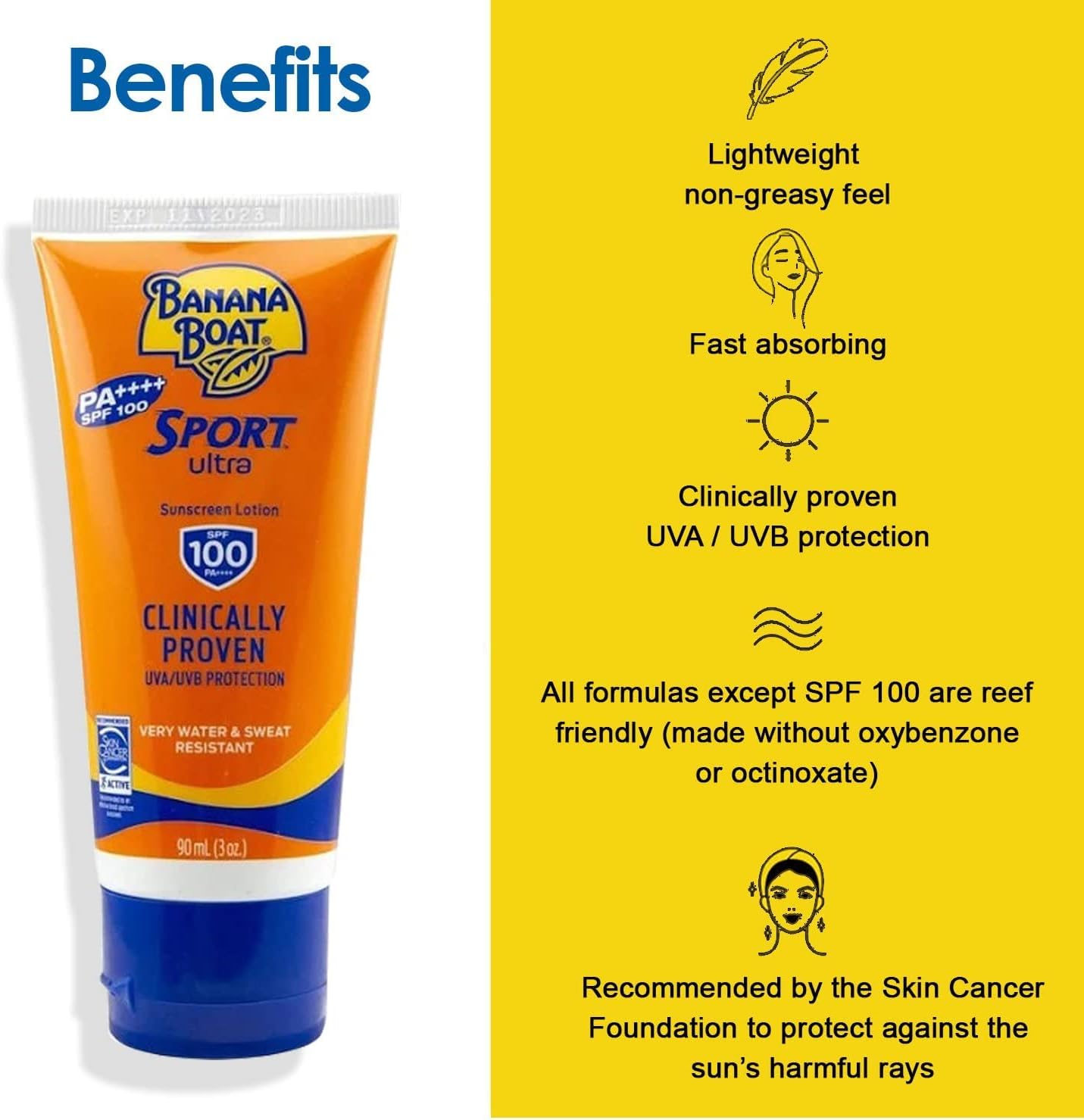 Banana Boat Sport Ultra Lotion SPF100 90ml 3