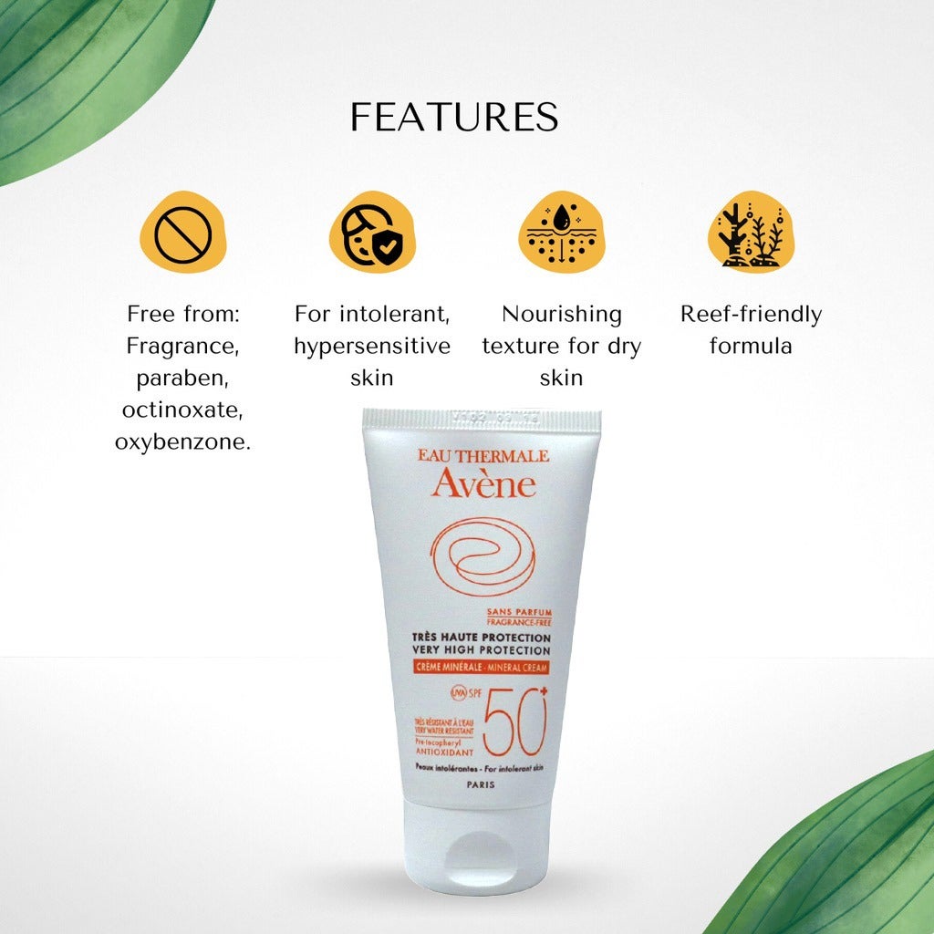 Avene Very High Protection SPF 50+ Mineral Cream - 50ml 2