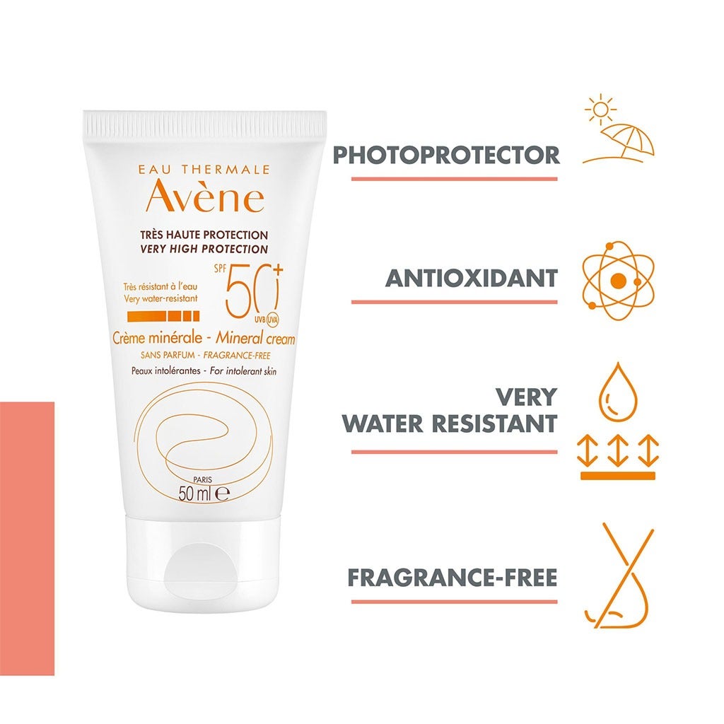 Avene Very High Protection SPF 50+ Mineral Cream - 50ml 4