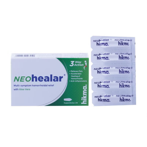 Neo Healar Rectal Suppositories 10's 3