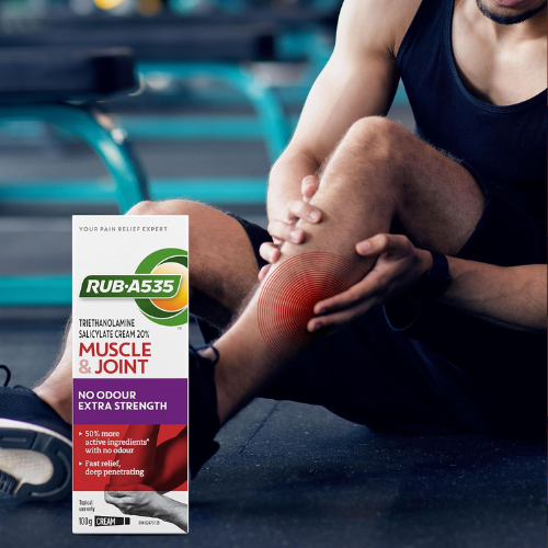 Rub A535 Muscle & Joint No Odour Cream – 100g 2