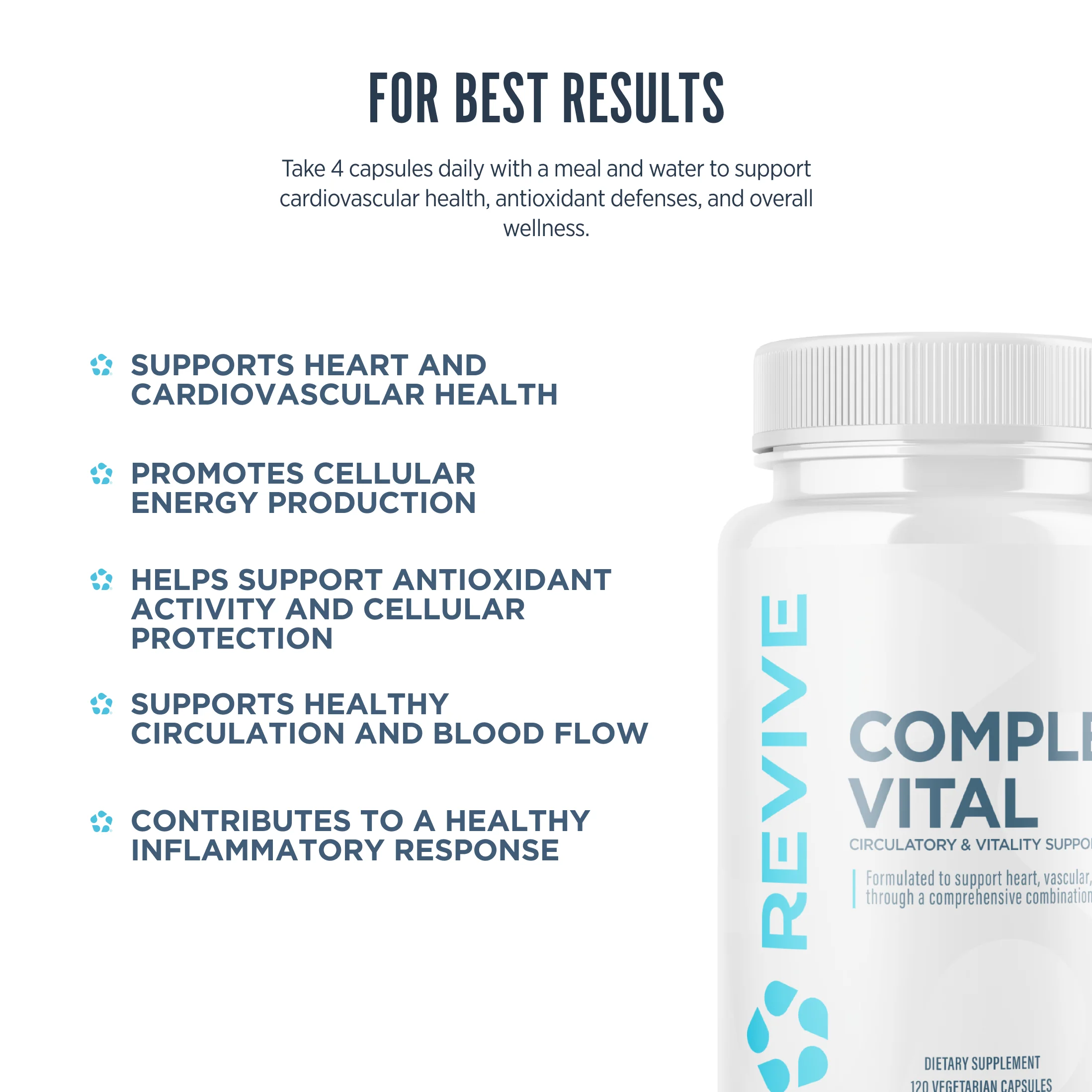 Revive Complete Vital - 120 Vegetarian Capsules 4