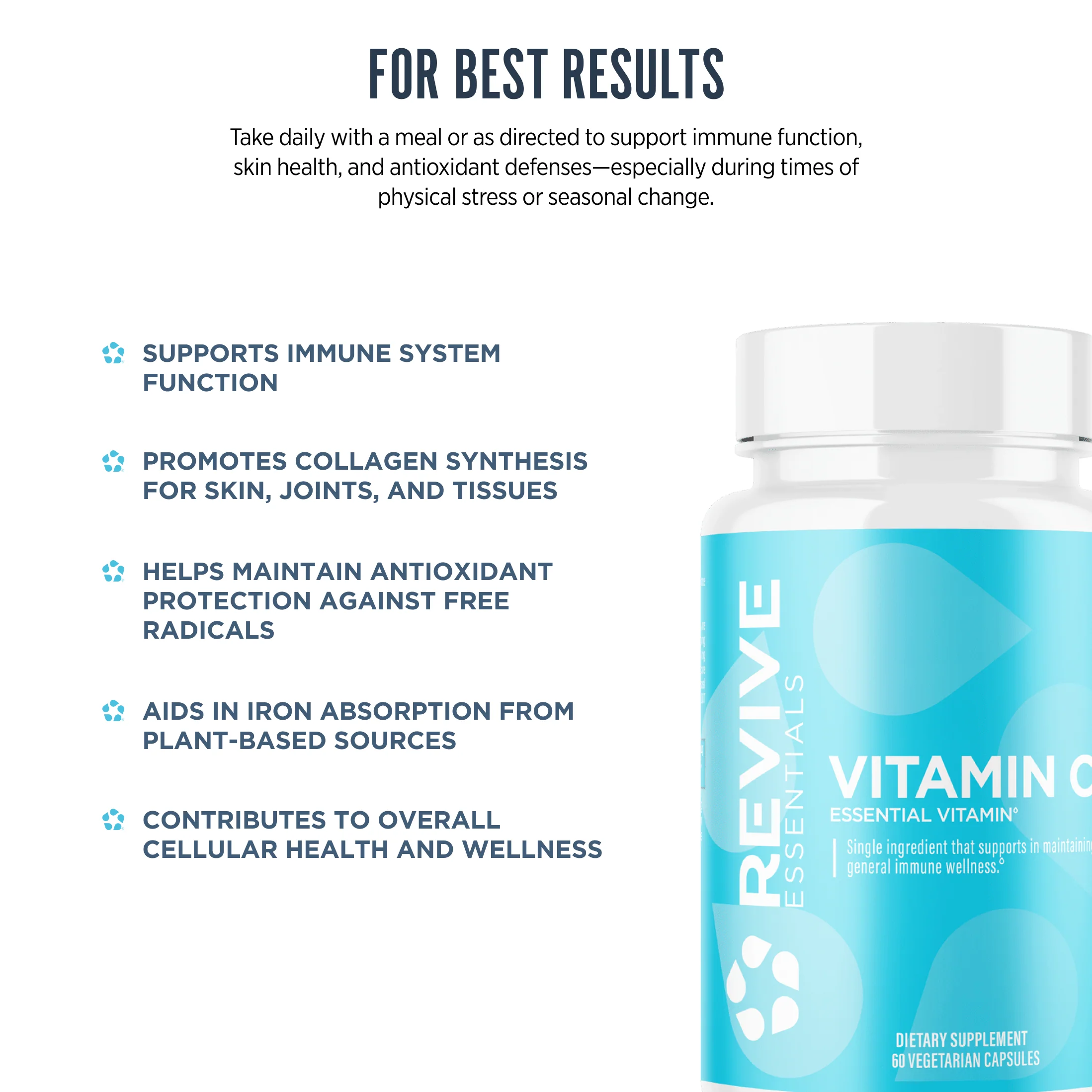 Revive Vitamin C - 200 Capsules 3