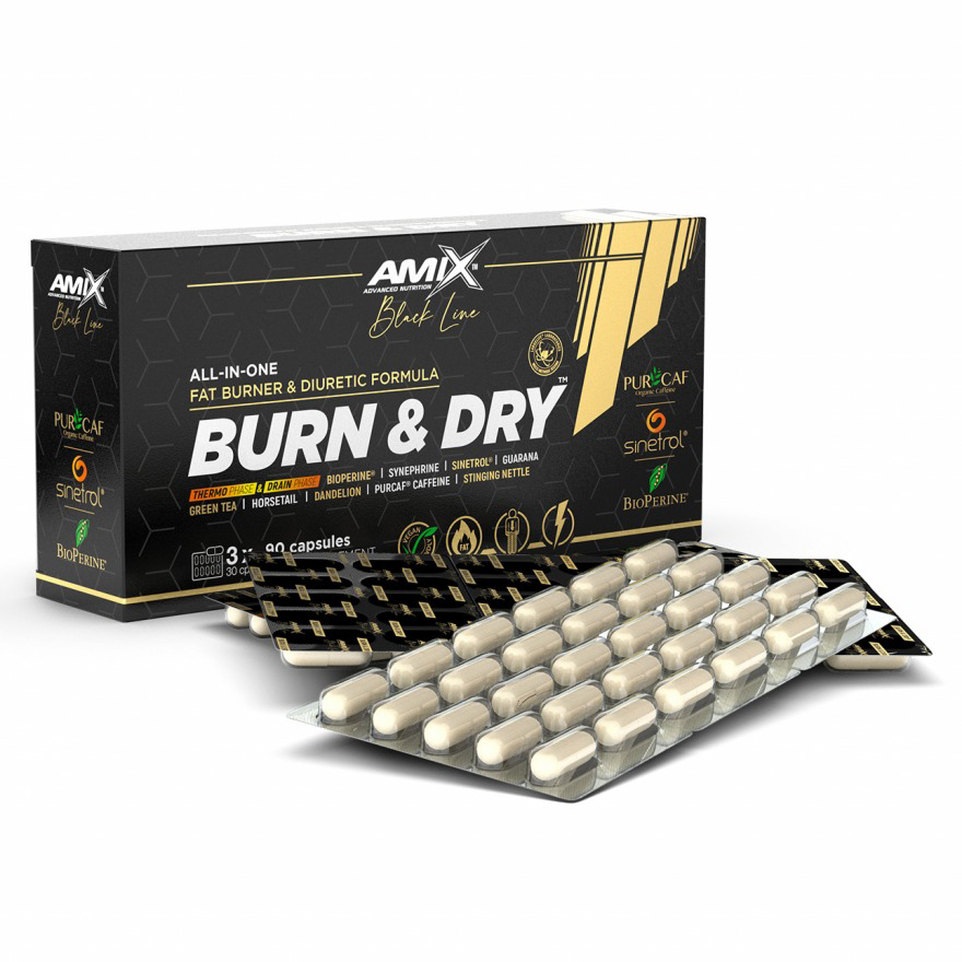 Amix Black Line Burn & Dry Blister - 90 Capsule 2