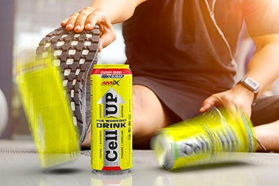 Amix CellUP PreWorkout Drink Cherry Berry Flavor - 500ml  3